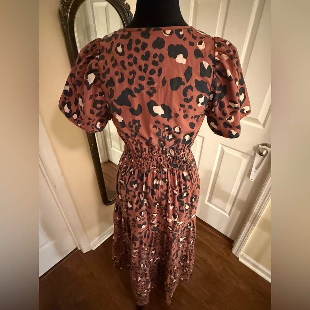 Maeve Somerset Leopard Maxi Dress XS - Picture 5 of 11